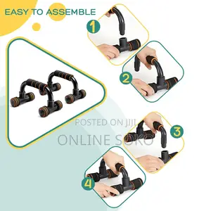 Push Up Bars Stand Pair for Home Gym, Calisthenics Strength Training