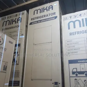 Mika 138litres Double-Door Refrigerator