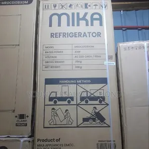 Mika 138litres Double-Door Refrigerator