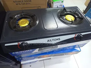 Ailyons Stainless Steel 2 Burner Gas Stove