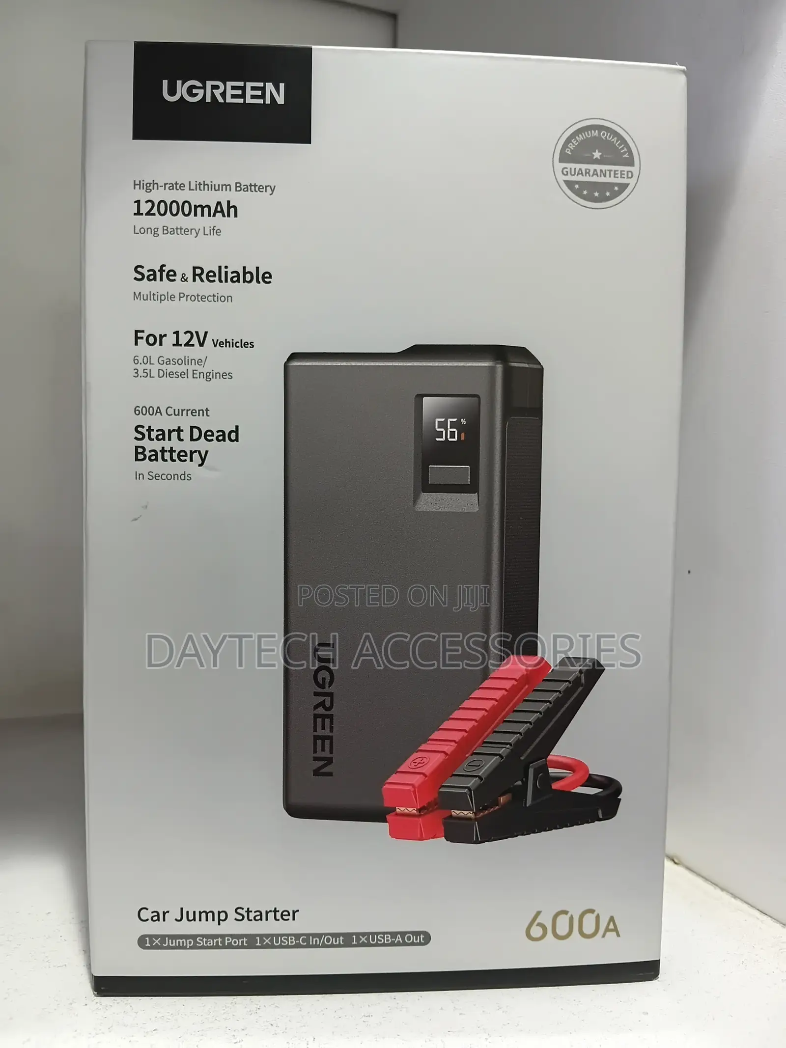 The UGREEN ES702 12000mAh Car Jump Starter (Model 35977)