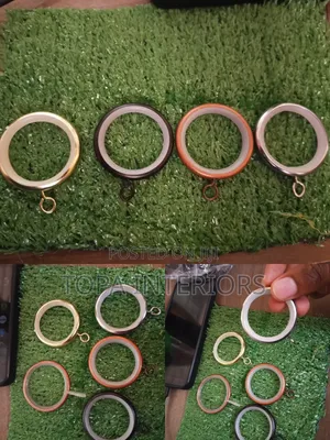 Silent Curtain Rings for Drapery Rods