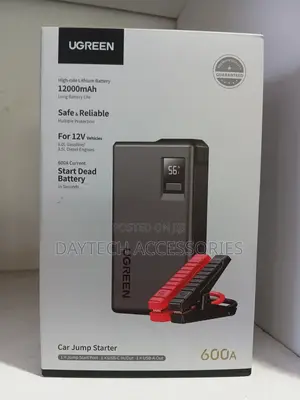 UGREEN 600A / 1000A Car Battery Jump Starter 12000mAh – ES702