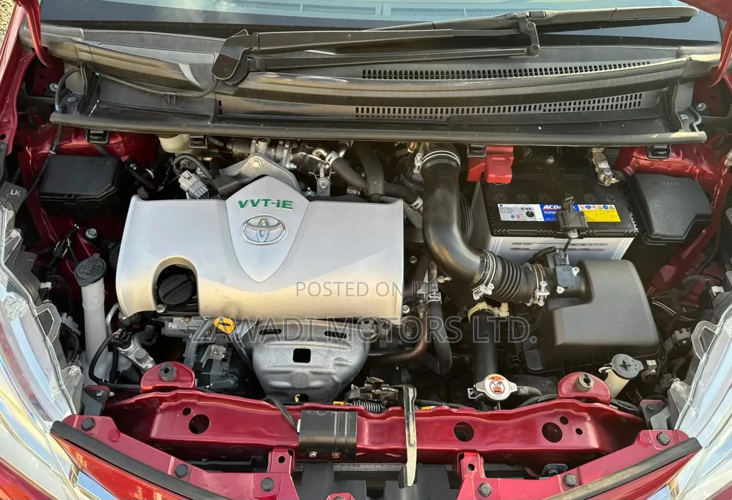 Toyota Vitz 1.3 FWD 5dr 2019 Maroon