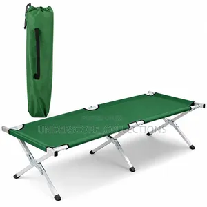 Green Foldable Camping Bed