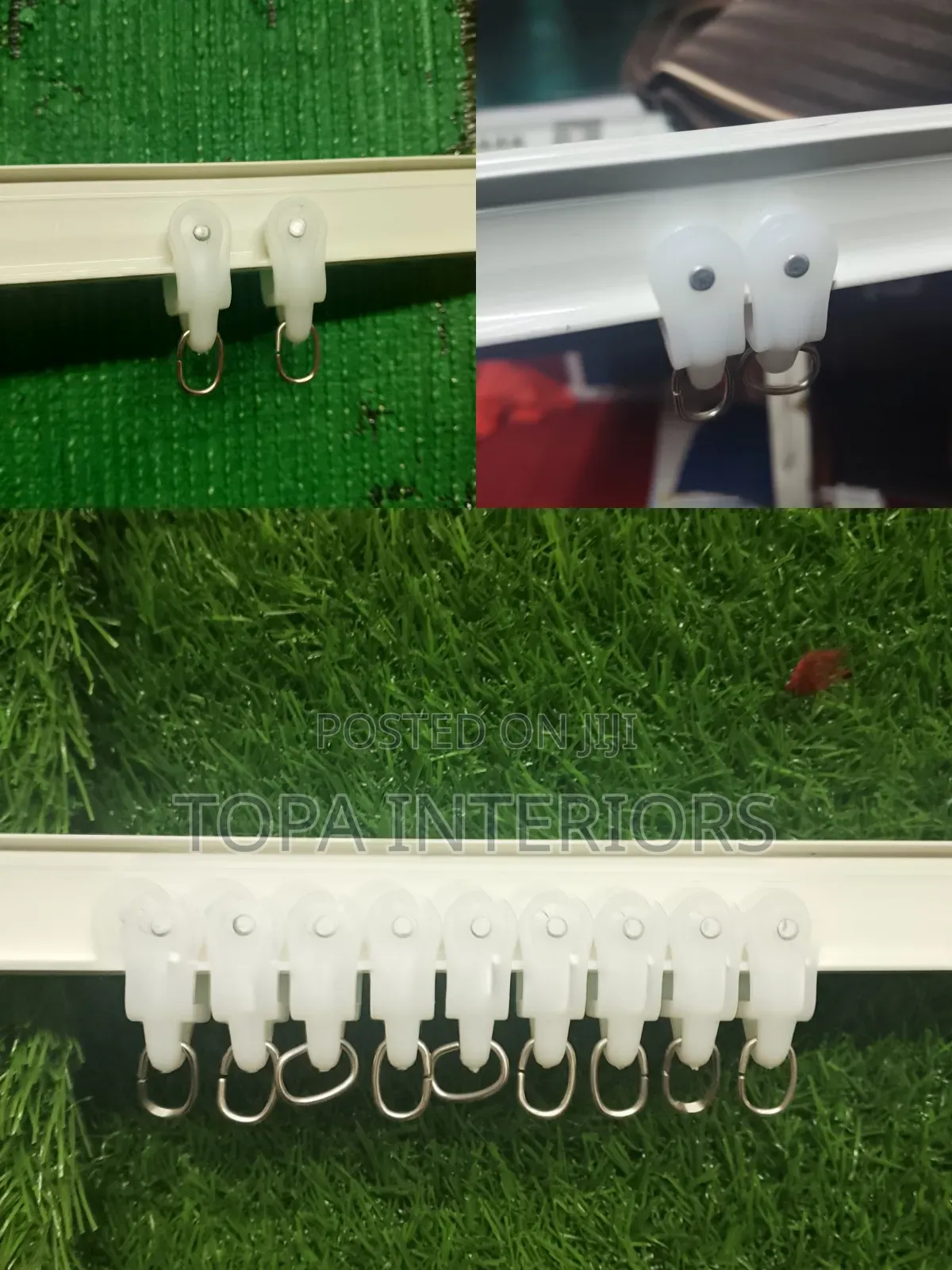 Curtain Rail Track Accessories Drapery Plastic Curtain Runners