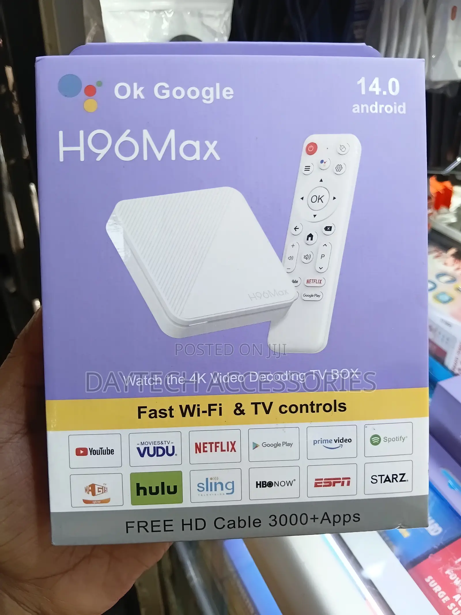 H96 Max Android 14.0 Smart TV Box
