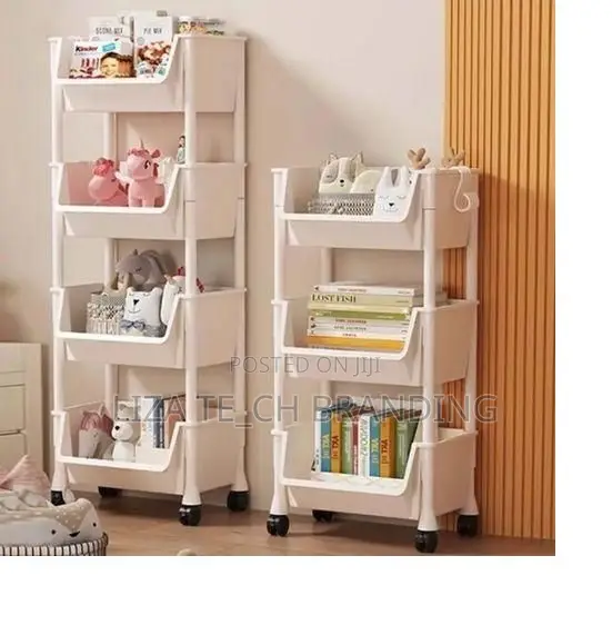 4-Layer Trolley Storage Rack