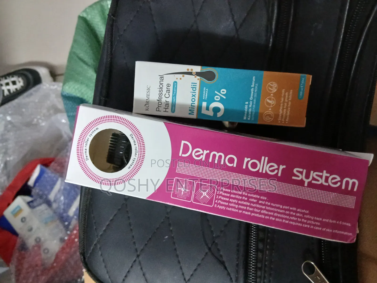 Kormesic Minoxidile 5% Hair Growth Serum +Dermaroller
