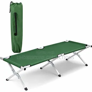 Green Foldable Camping Bed