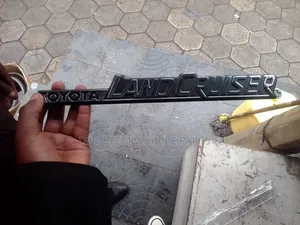 Emblem Logo Toyota Landcruiser Side Apron Badge Name Plate Universal