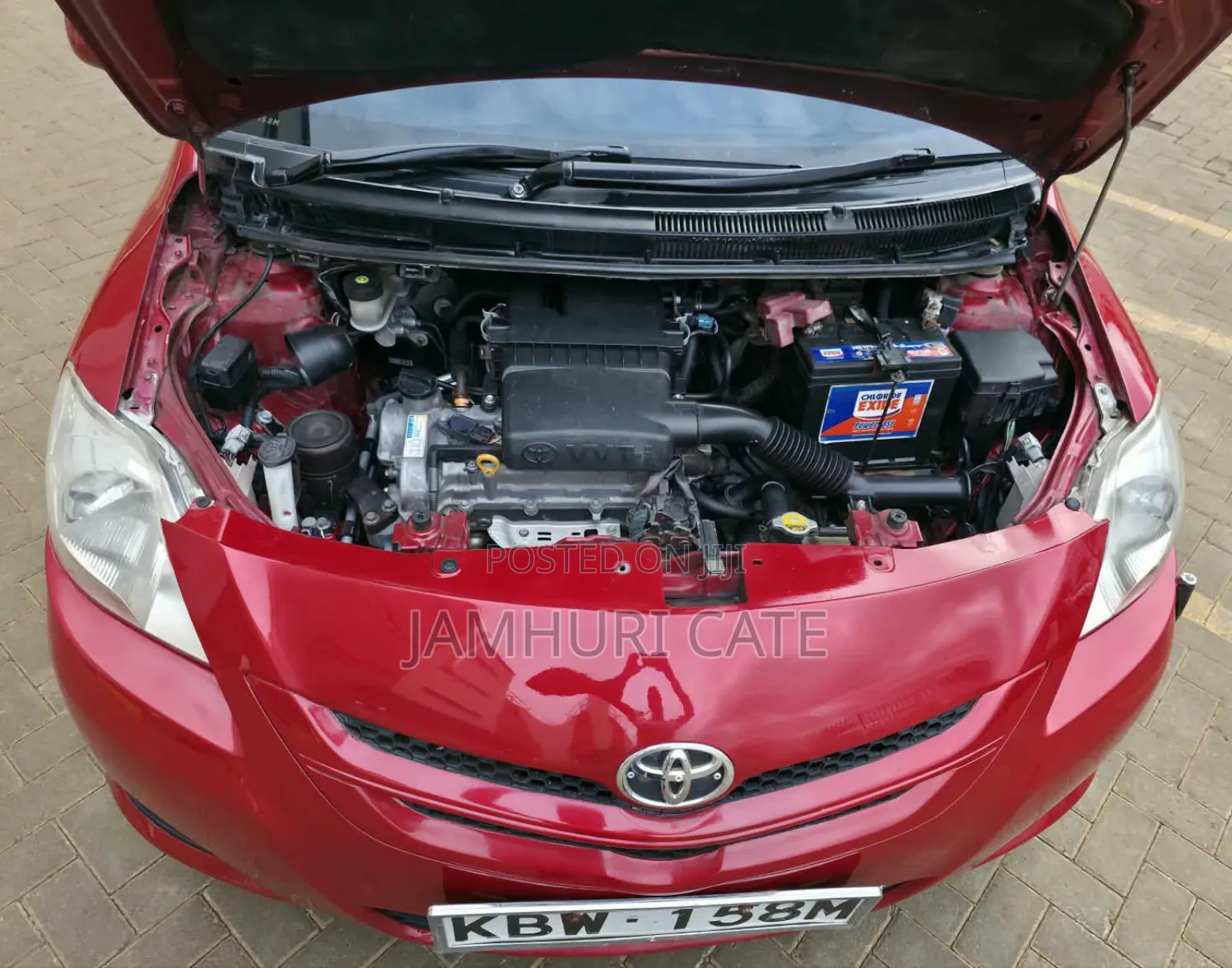 Toyota Belta 2007 Maroon