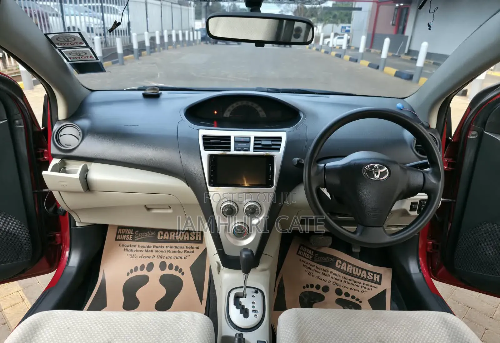 Toyota Belta 2007 Maroon