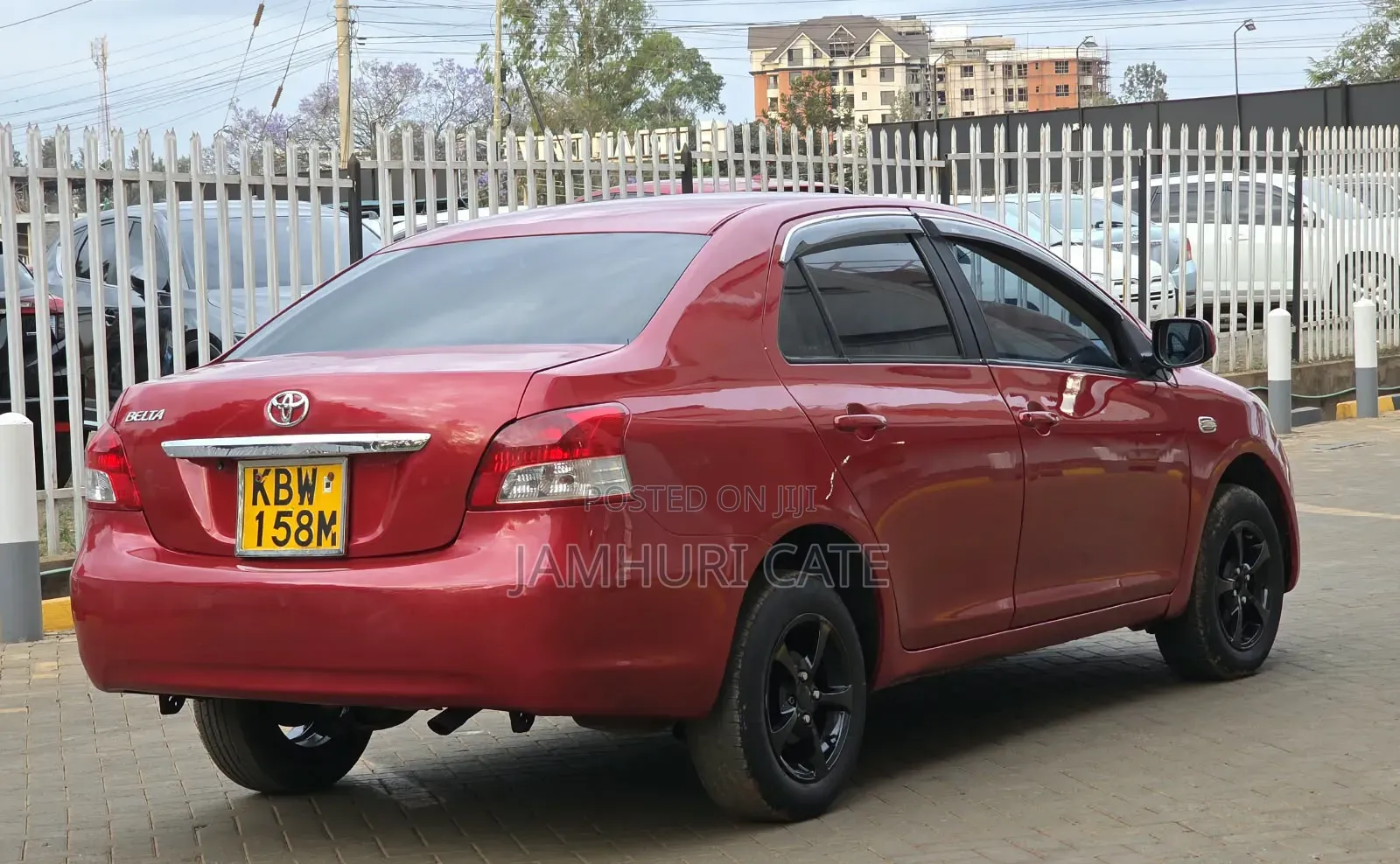 Toyota Belta 2007 Maroon