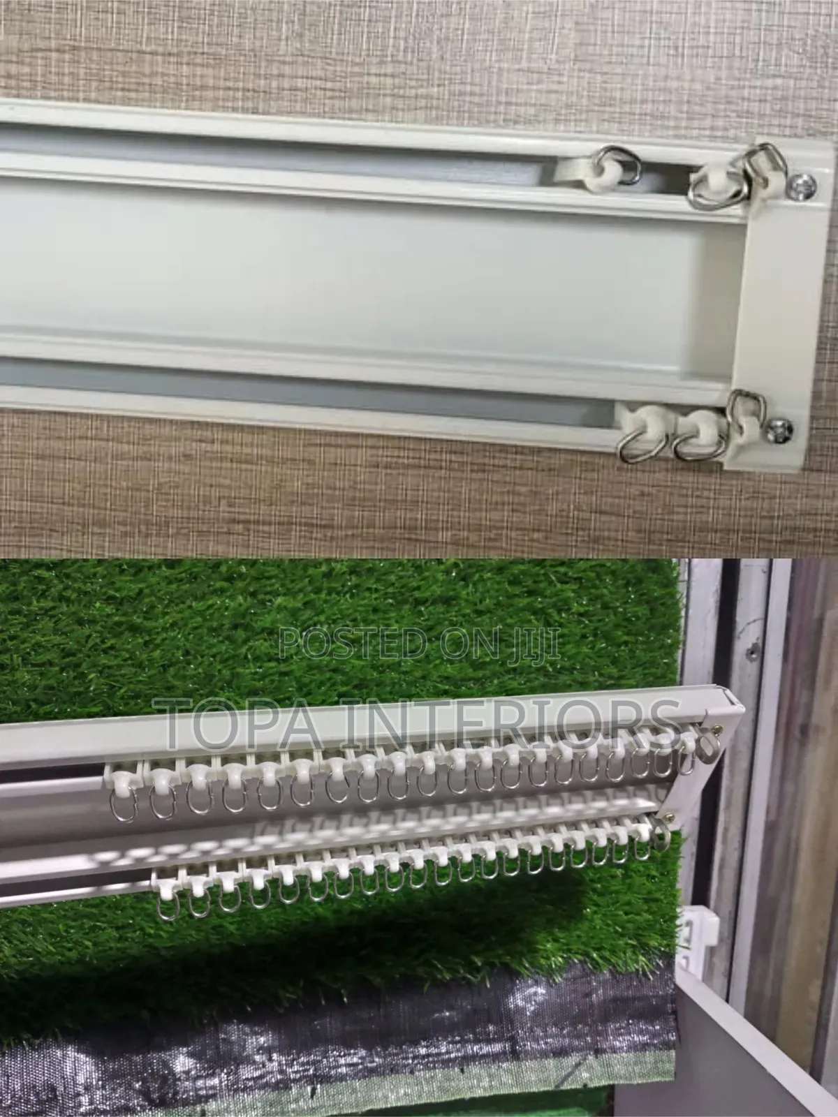 Ceiling Mounted Durable Modern Double Curtain Track Rail