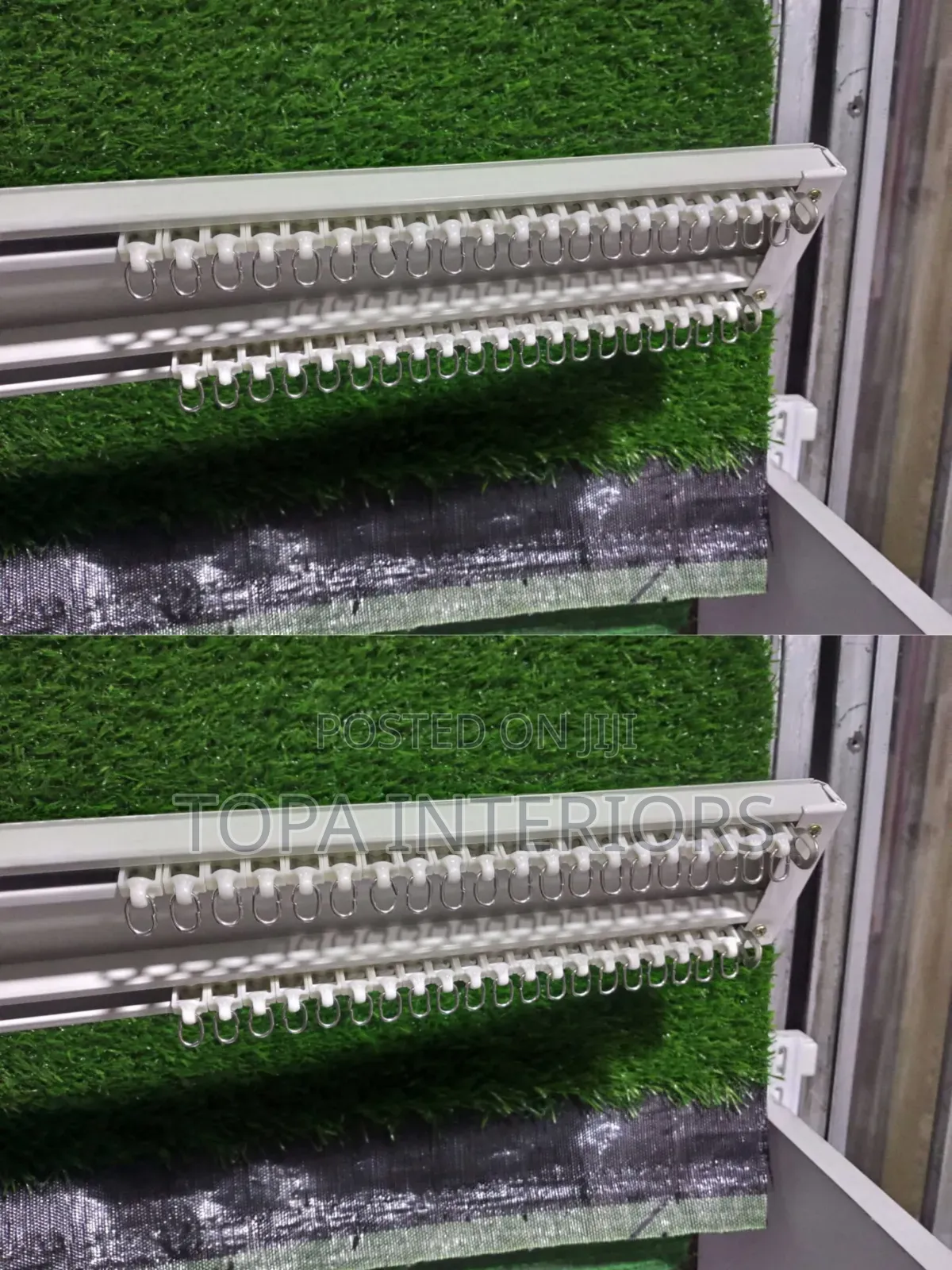 Ceiling Mounted Durable Modern Double Curtain Track Rail