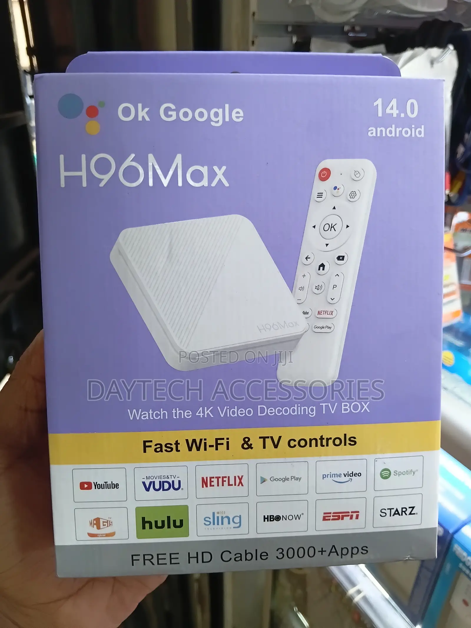 H96Max-H618+ Android 14.0 Smart TV Box Video Decoding TV Box