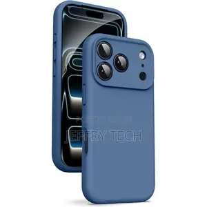 Soft Silicone Shockproof Case for Apple iPhone 17 Pro - Blue