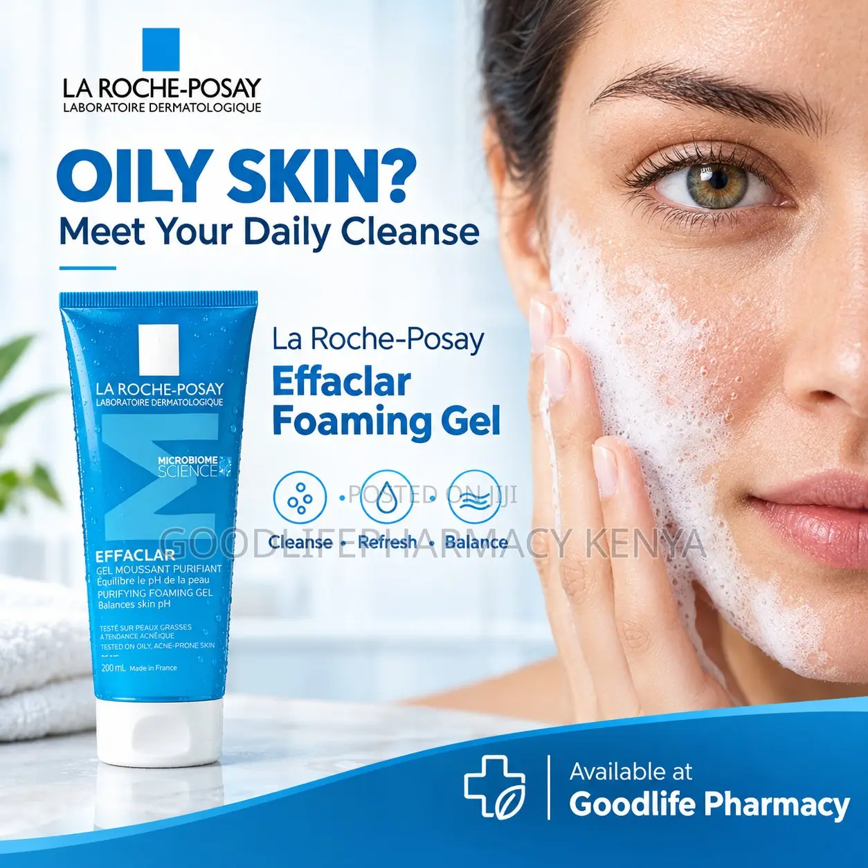 La Roche Posay Cleanser for Oily Skin - Goodlife Pharmacy