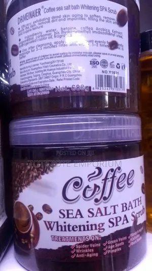 Coffee Sea Salt Bath Scrub 680g