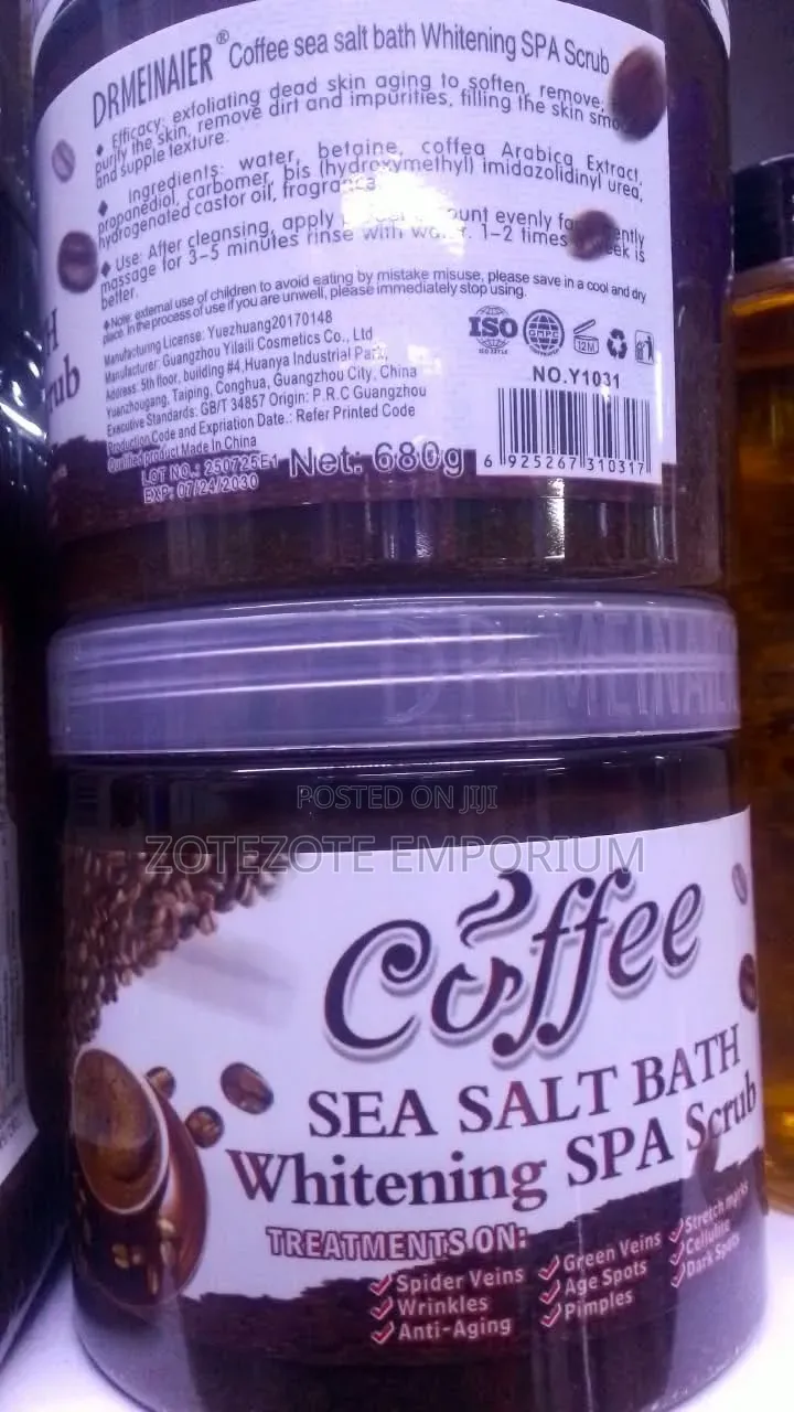 Coffee Sea Salt Bath Scrub 680g