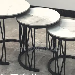 3 in 1 Executive Pure Marble Table