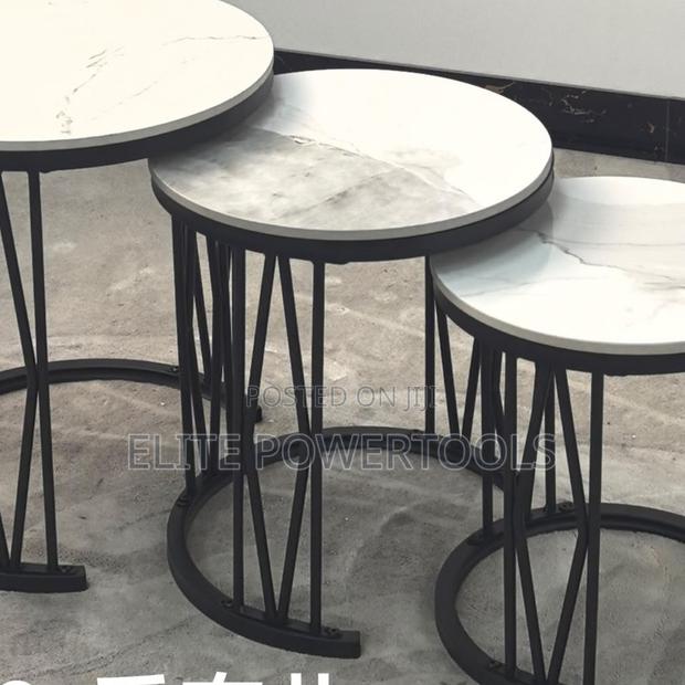 3 in 1 Executive Pure Marble Table - thumbnail 2