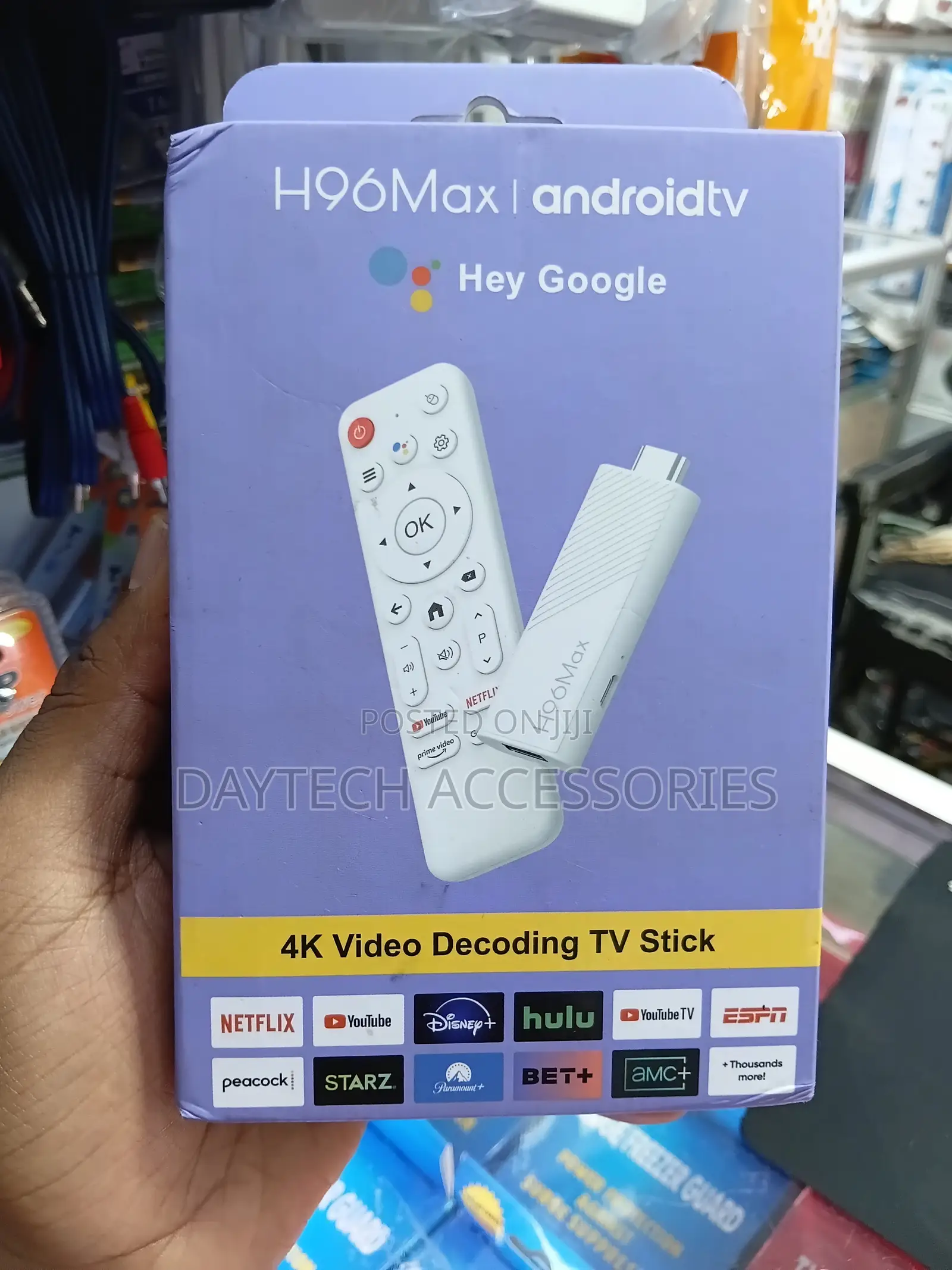 The H96 Max Android TV Stick (2GB RAM / 16GB Storage)