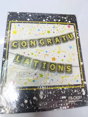 Congratulations Foil Banners