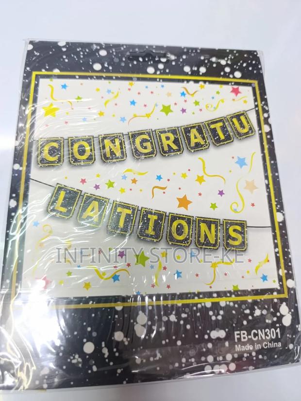 Congratulations Foil Banners - main view