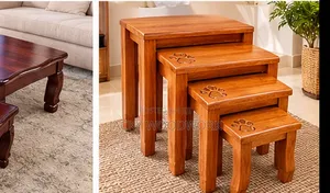 Handcrafted Wooden Nesting Tables