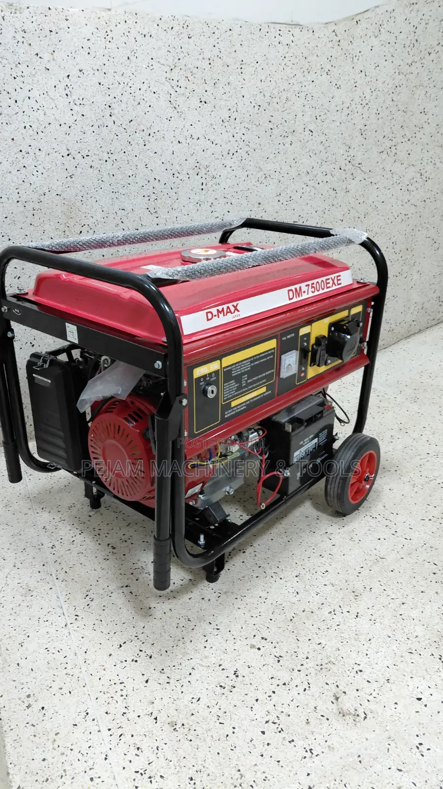 D-Max Japan DM-7500EXE 8.75kva Keystart 16hp Petrol Powered Generator