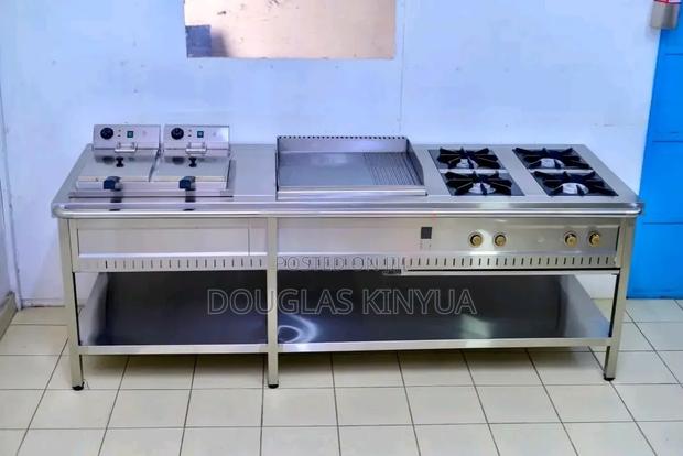 Combined Cooking Range/Cooking Unit 3 Unit Cooking Range