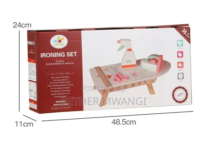 Pretend Ironing Board and Iron Montessori Educational Role Play