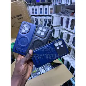 Honor 400 Pro Magnetic Soft Leather Case With Wireless Charging Supp