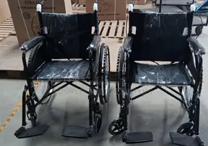 Durable, Comfortable, and Foldable Standard Wheelchair With Footrest