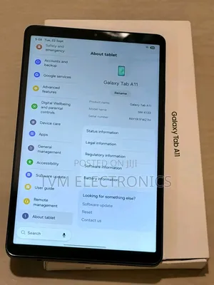 New Samsung Galaxy Tab A11 128 GB Gray