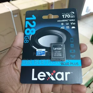 Lexar Blue Plus MicroSD Card 128gb.