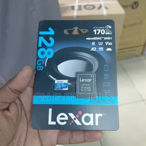 Lexar Blue Plus MicroSD Card 128gb.