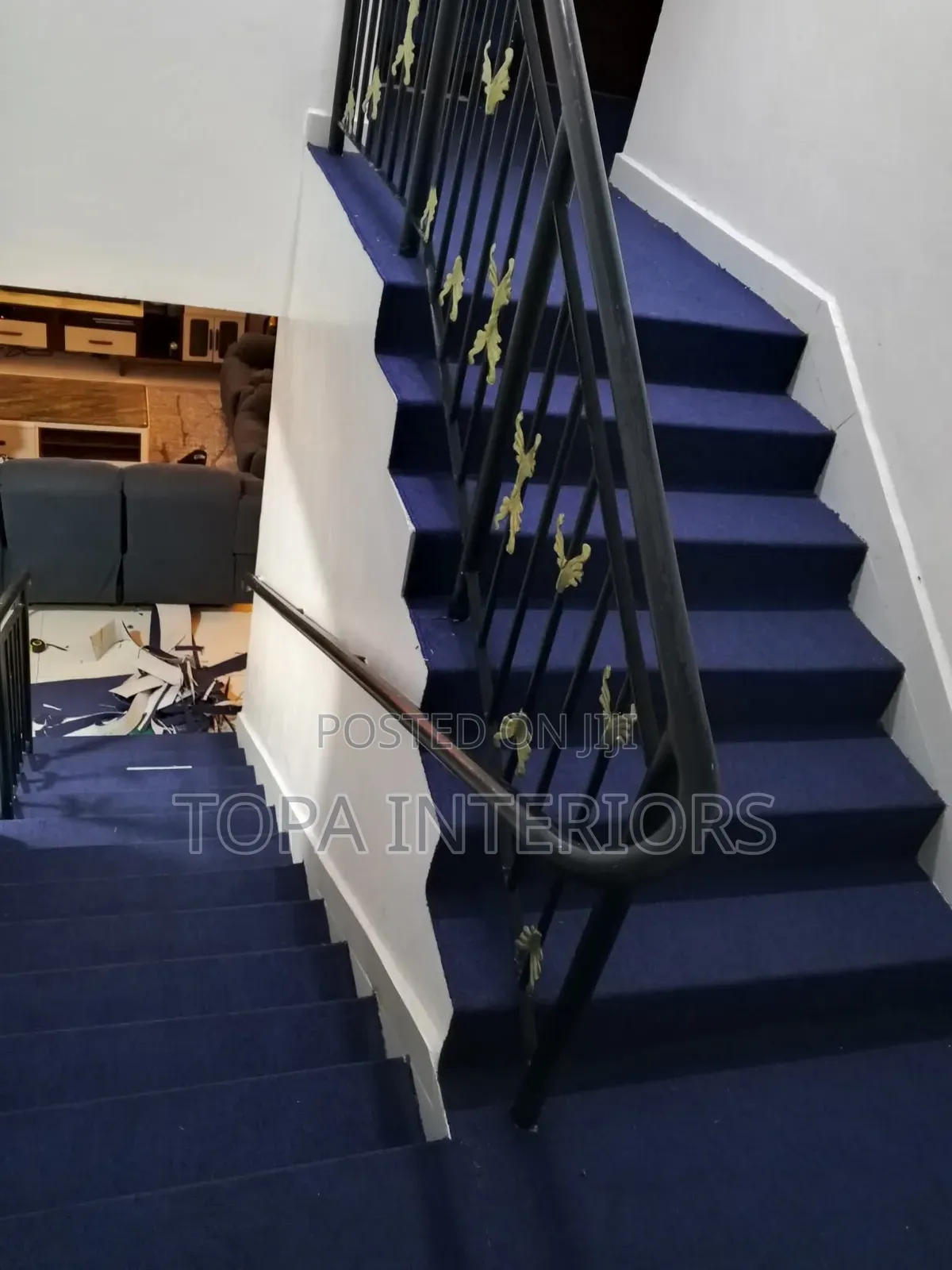Stairs Carpeting Wall to Wall Flooring Carpets Installation