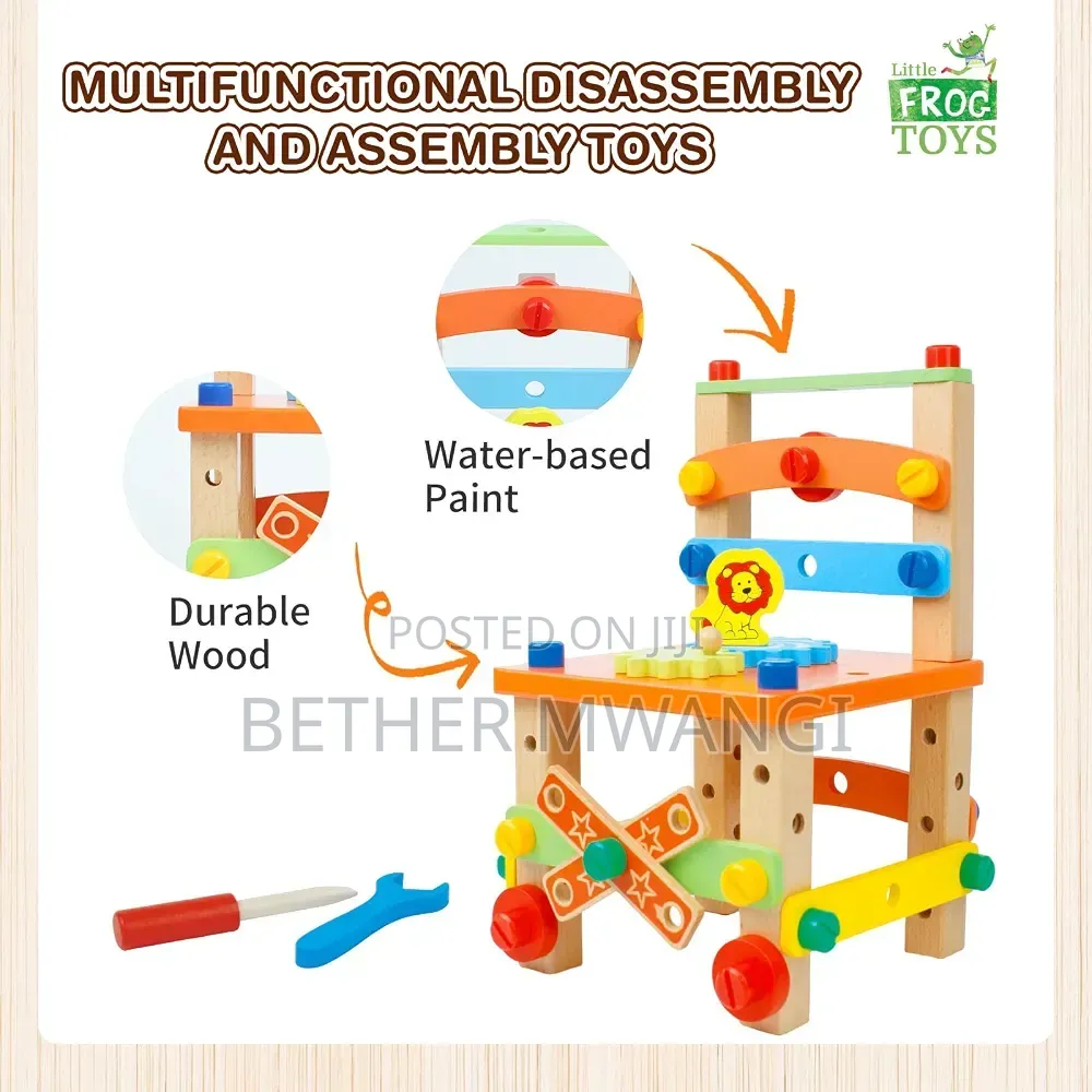 Multifunctional Assembling Kids Chair in Kenya