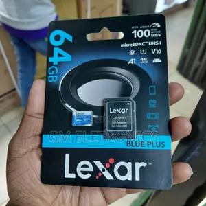 Lexar Blue Plus Micro SD Card 64gb.