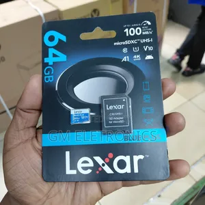 Lexar Blue Plus Micro SD Card 64gb.