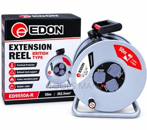 Edon 50M Heavy-Duty Cable Reel Extension.
