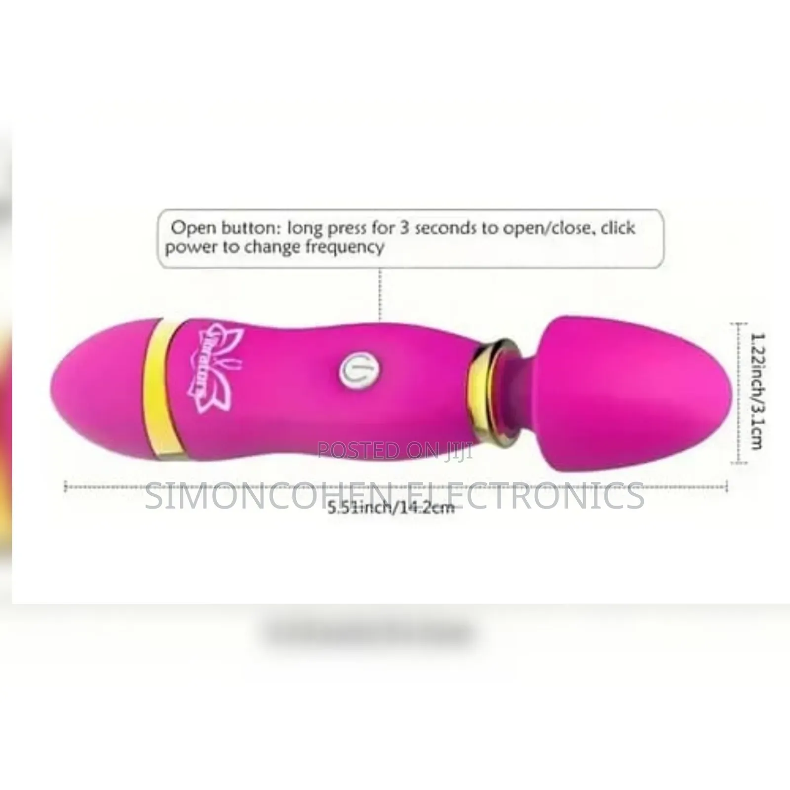 Cordless Mini Wand Massager Vibrator for Women