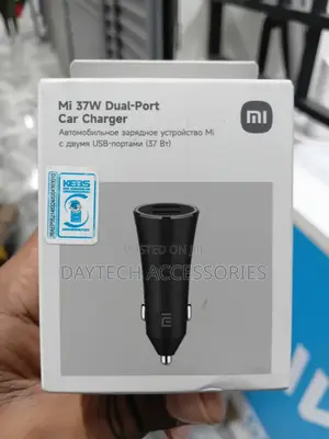 Xiaomi Mi 37W Dual-Port Car Charger – Black (26554)