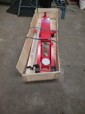 Strong Hydraulic Lifting and Lowering System 10tns Trolley Jack Wula