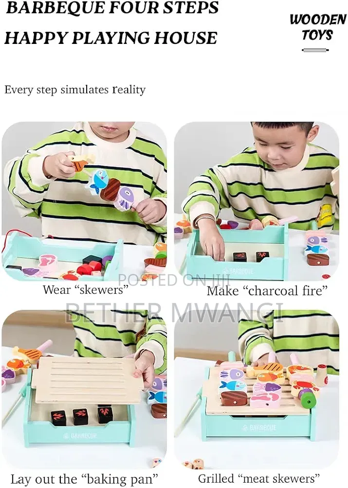 Multifunctional Kids Puzzle Grill Set in Kenya
