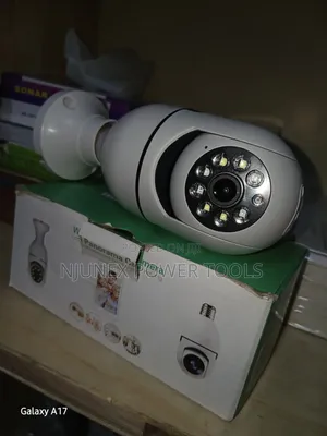 Generic 360° Panoramic PTZ WiFi Bulb Security Camera