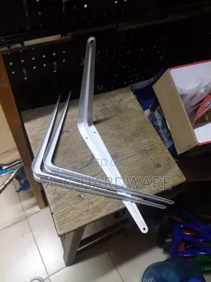 White Shelf Bracket 10*12"